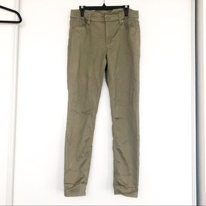 Design Lab skinny jeans - Olive Green
